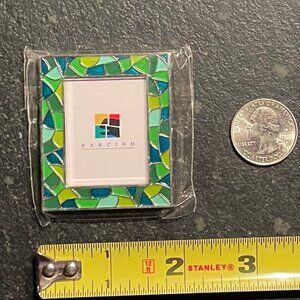Small Gaudi Design Mosaic Pattern Magnet Photo Frame (NWOT)